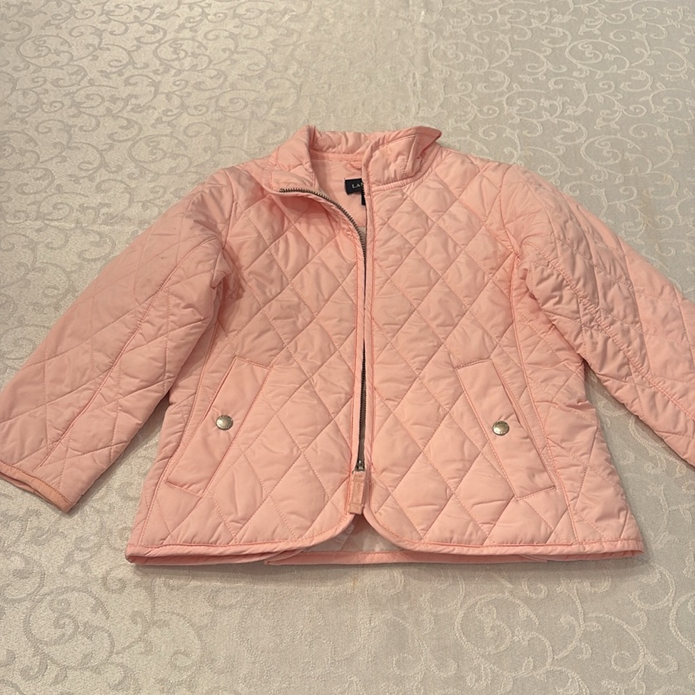 Lands End Pink Quilted Jacket - Picture 2 of 14